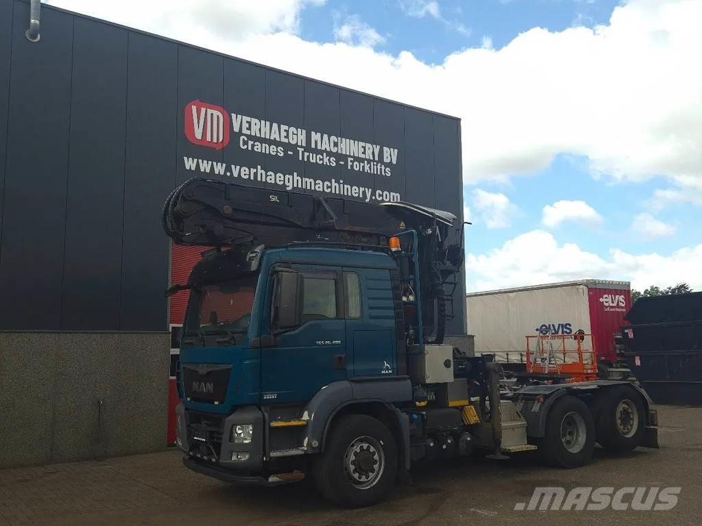 MAN TGA 26.480 Tomruk kamyonlari