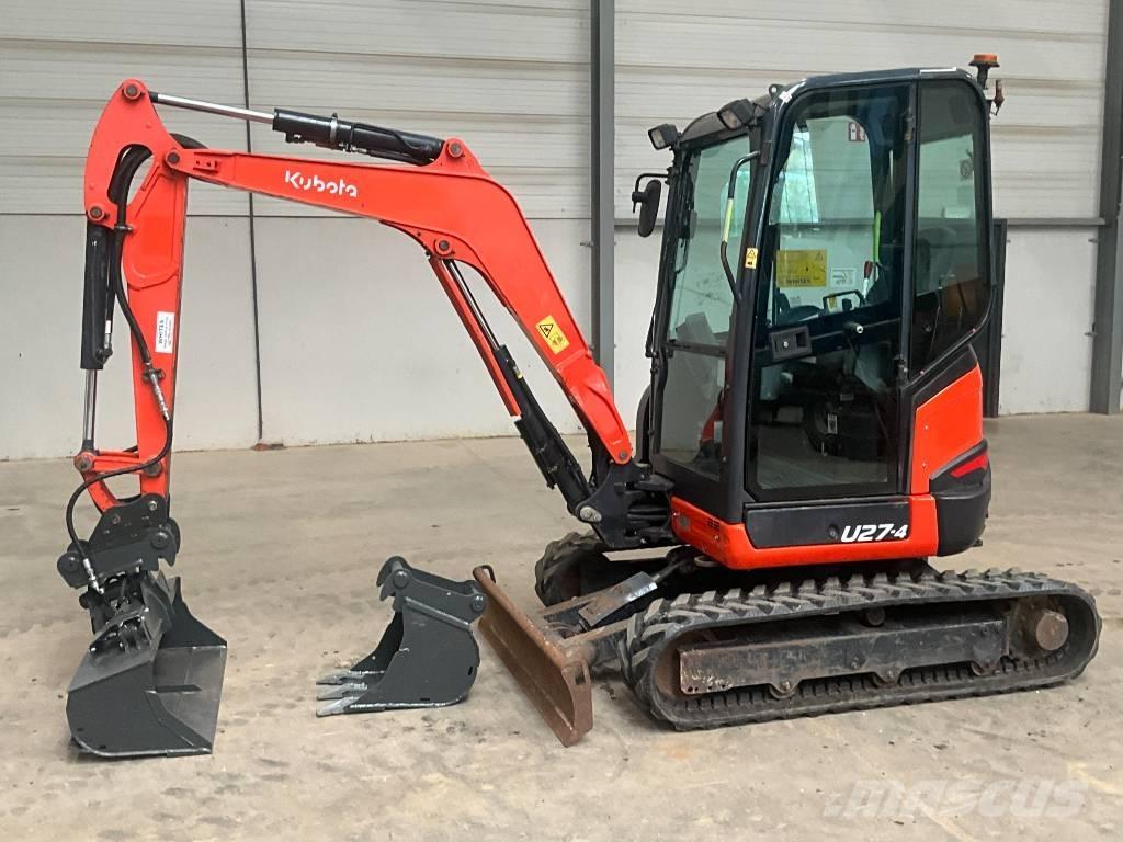 Kubota U 27-4 Mini ekskavatörler, 7 tona dek