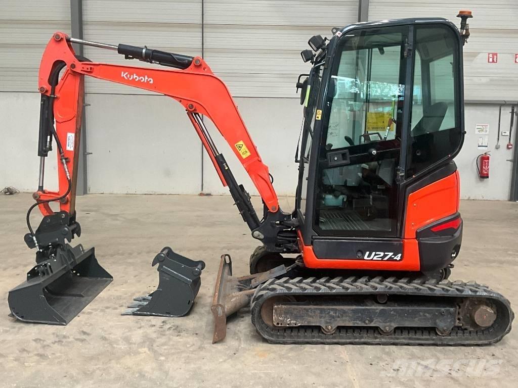 Kubota U 27-4 Mini ekskavatörler, 7 tona dek