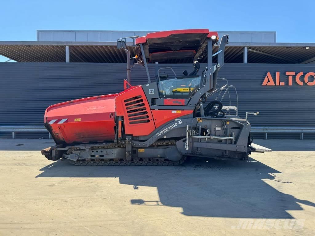 Vögele SUPER 1800-3I Asfalt sericiler
