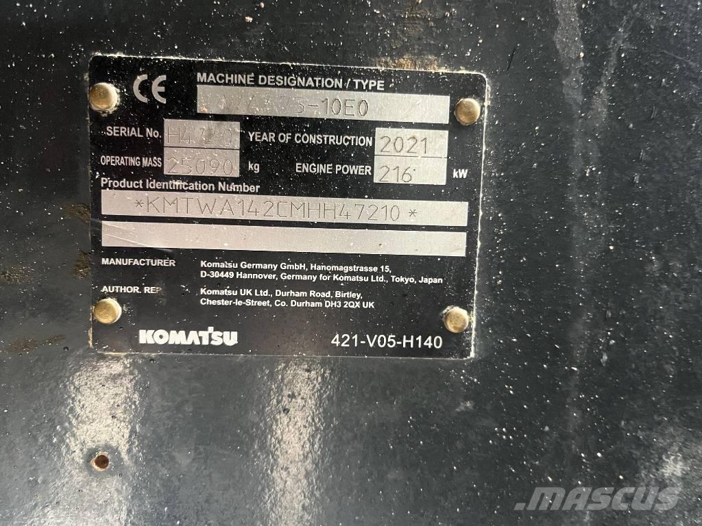 Komatsu WA475-10E0 Tekerlekli yükleyiciler