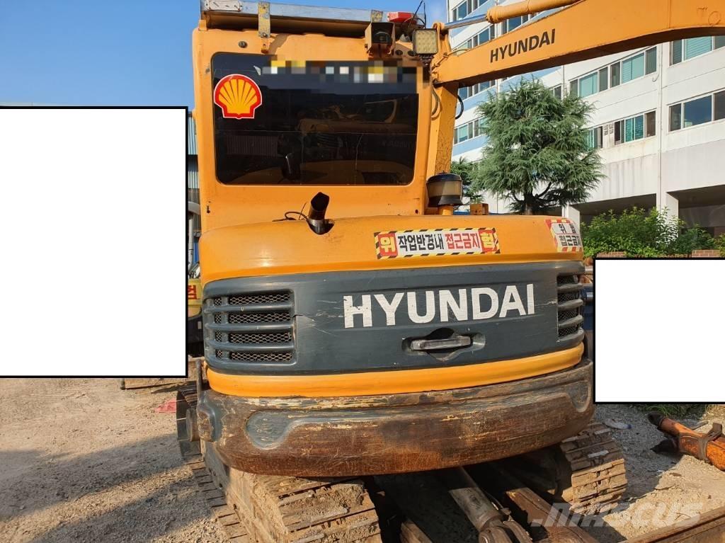 Hyundai Robex 55 Mini ekskavatörler, 7 tona dek