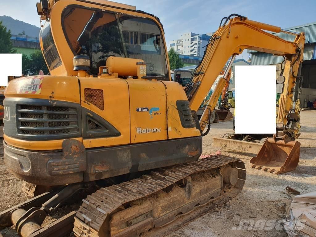 Hyundai Robex 55 Mini ekskavatörler, 7 tona dek