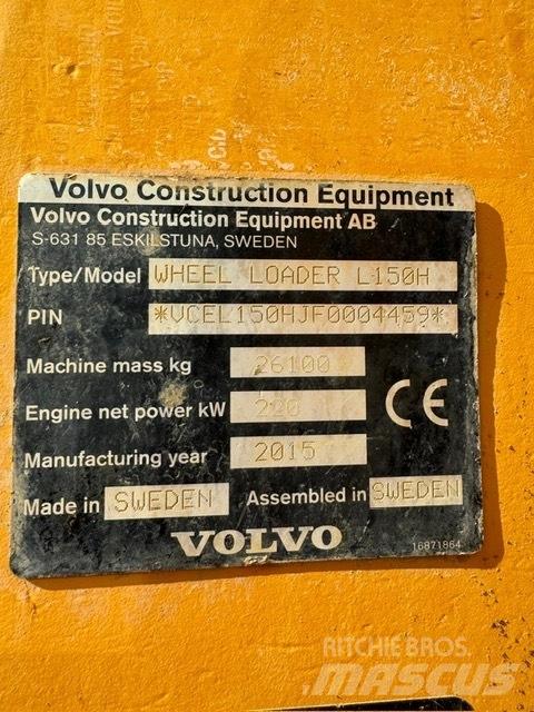 Volvo L 150 H Tekerlekli yükleyiciler