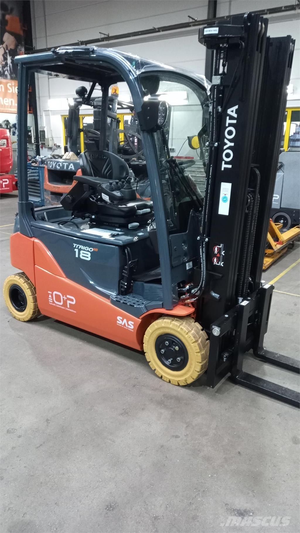 Toyota 8FBM18T Elektrikli forkliftler