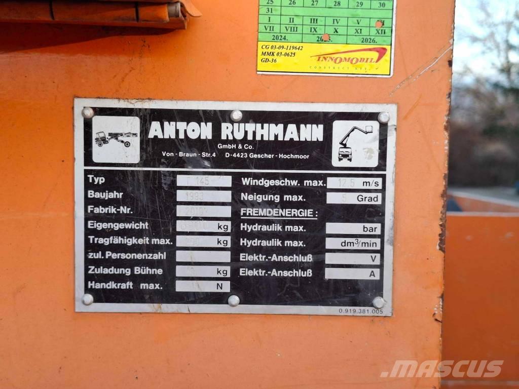 Mercedes-Benz 814 Araç üzeri vinçler