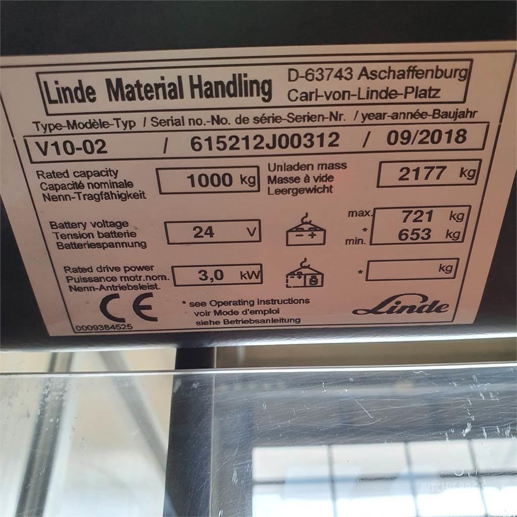 Linde V10 Orta seviye siparis toplayici