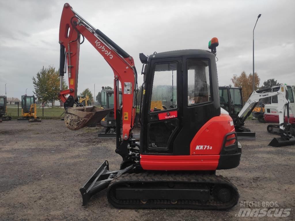 Kubota KX 71-3 Mini ekskavatörler, 7 tona dek