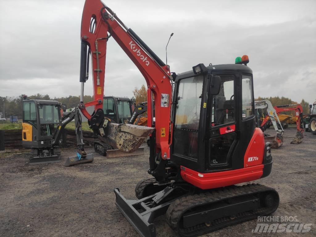 Kubota KX 71-3 Mini ekskavatörler, 7 tona dek