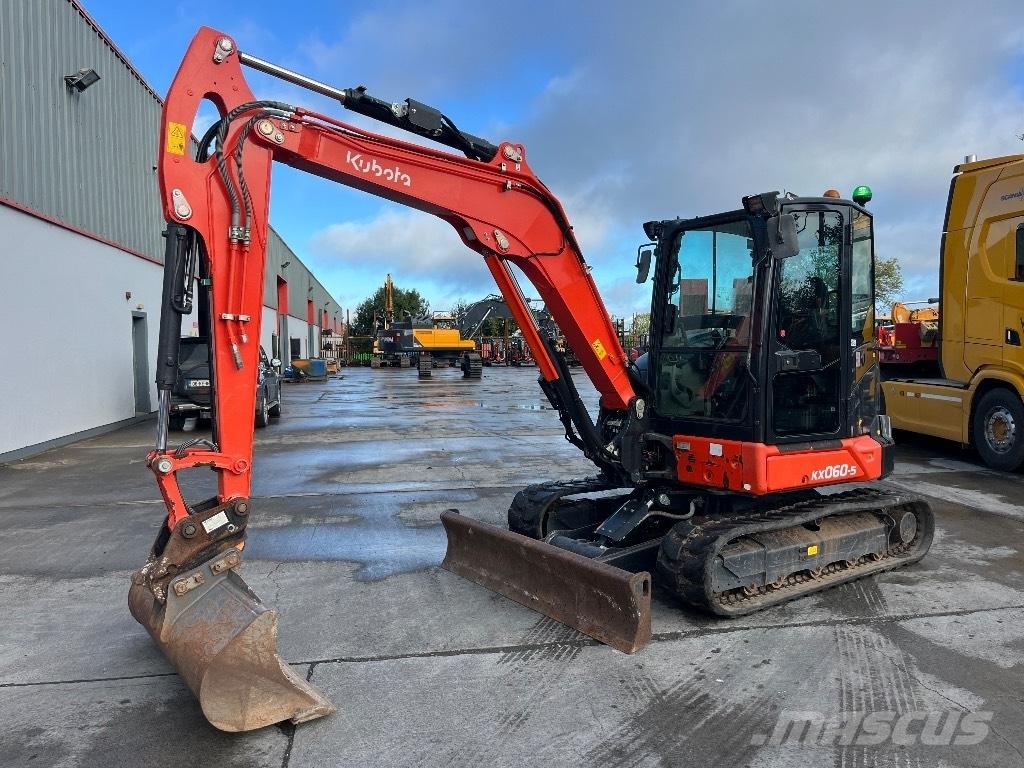 Kubota KX 060-5 Mini ekskavatörler, 7 tona dek