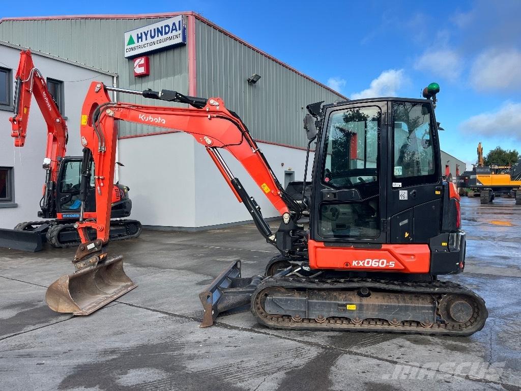 Kubota KX 060-5 Mini ekskavatörler, 7 tona dek