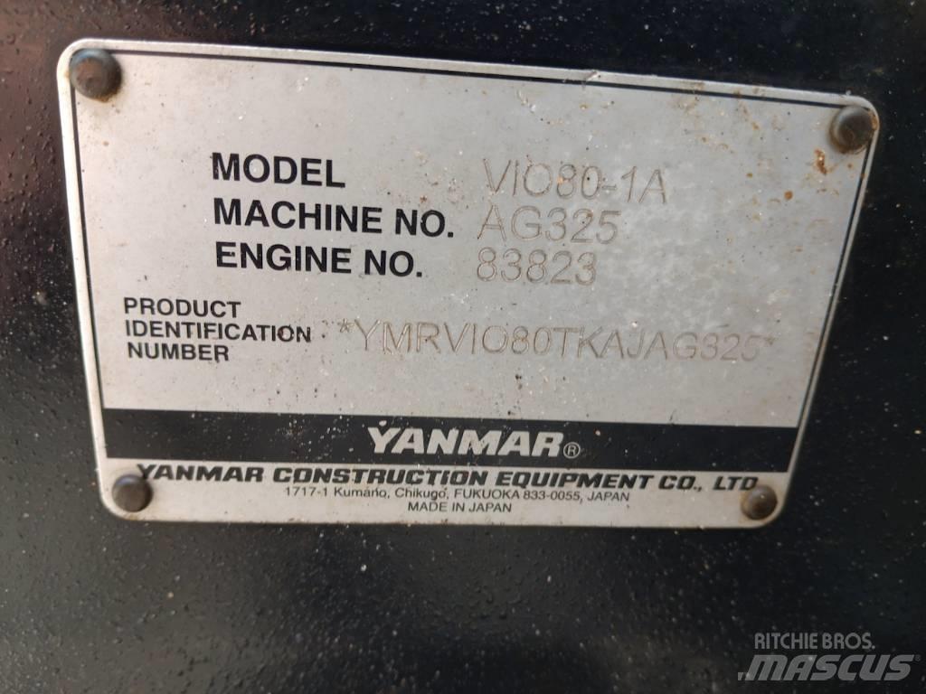 Yanmar ViO80-1a Paletli ekskavatörler