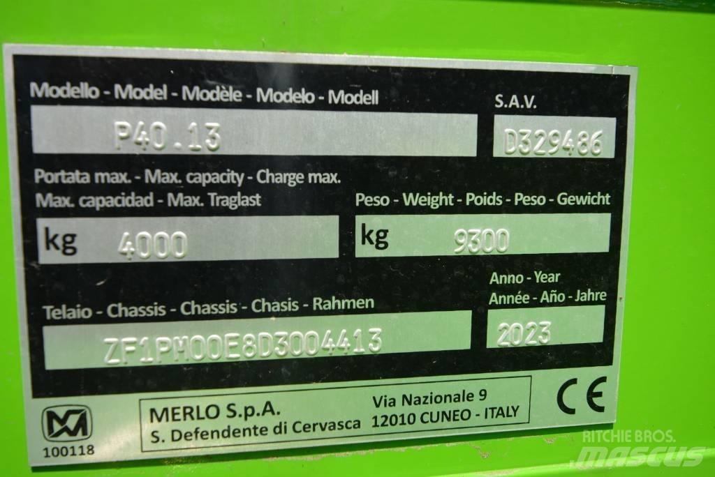 Merlo 40.13 Teleskopik yükleyiciler