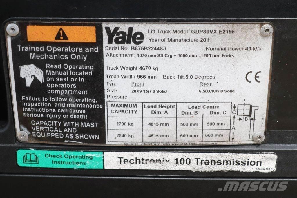 Yale GDP30VX Dizel forkliftler