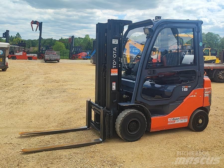 Toyota 02-8FGF18 LPG'li forkliftler