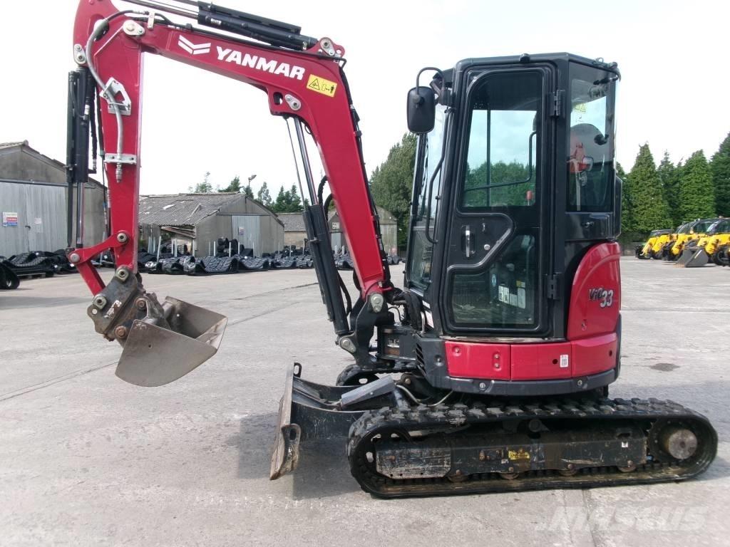 Yanmar Vio 33 Mini ekskavatörler, 7 tona dek