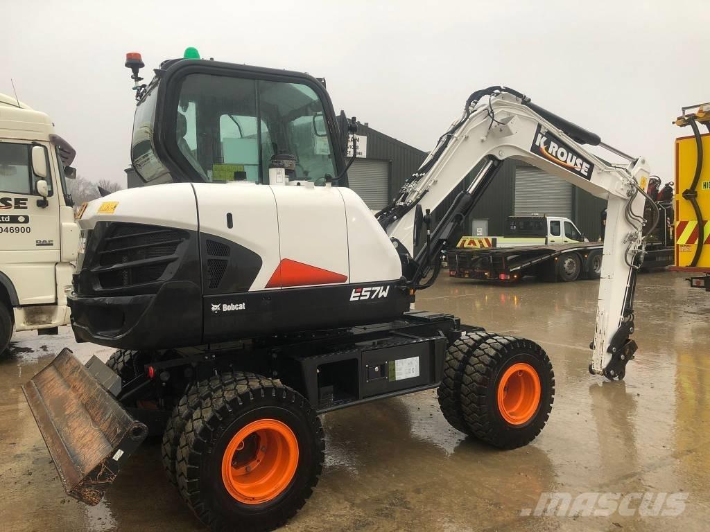 Bobcat E 57 W Lastik tekerli ekskavatörler
