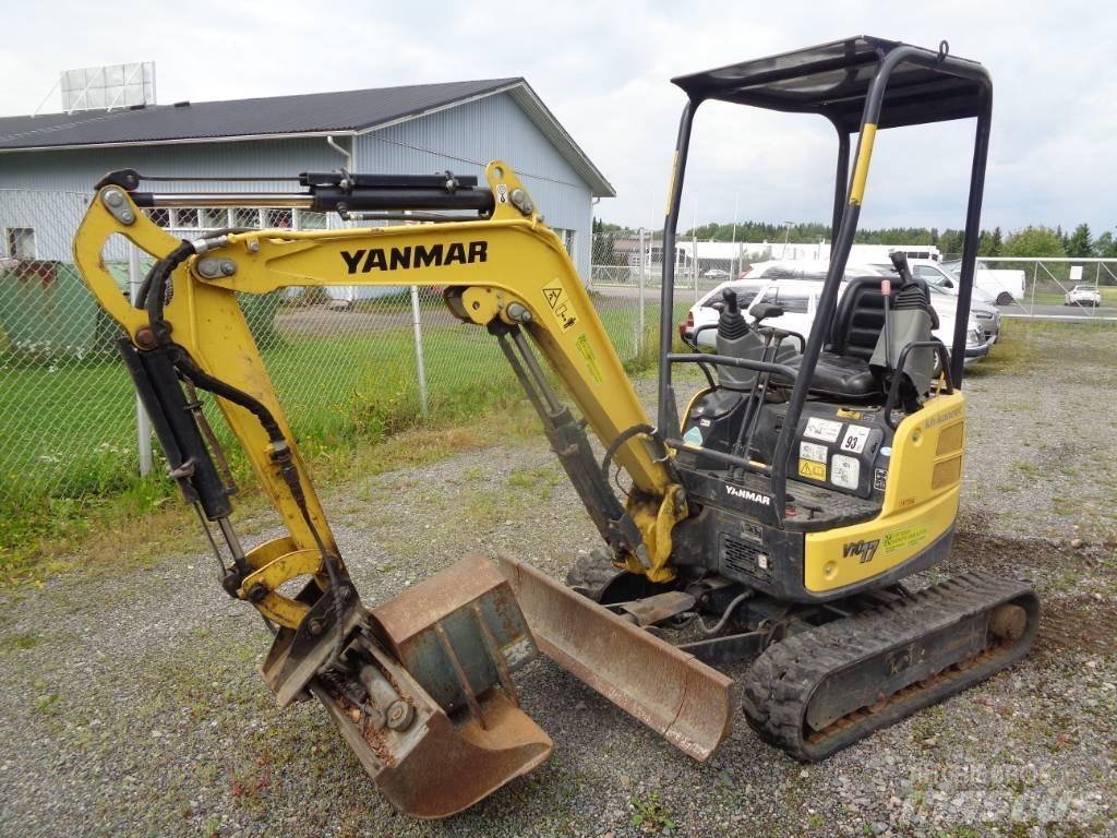 Yanmar Vio 17 Mini ekskavatörler, 7 tona dek