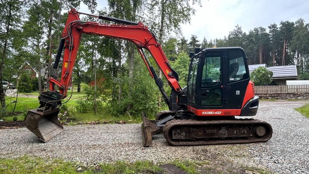 Kubota KX 080-4 CX Midi ekskavatörler 7 - 12 t