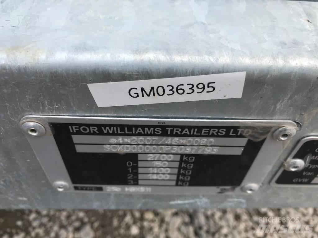 Ifor Williams HBX511 Diger römorklar