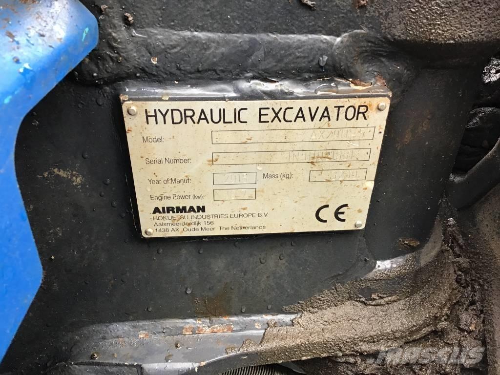 Air Man AX29U-5 Mini ekskavatörler, 7 tona dek