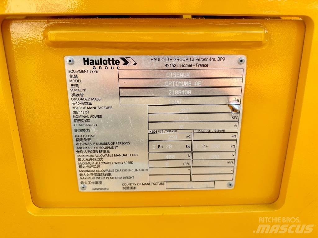 Haulotte OPTIMUM 8 Makasli platformlar