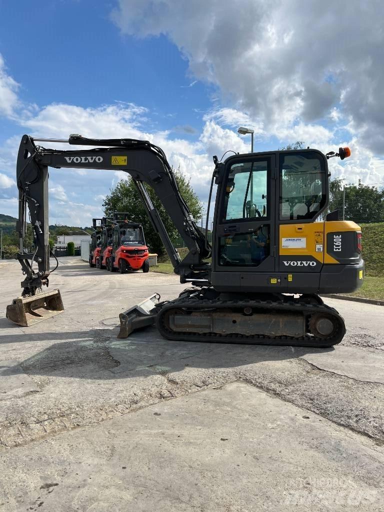 Volvo EC60E Mini ekskavatörler, 7 tona dek
