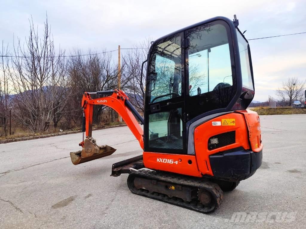 Kubota KX 016-4 Mini ekskavatörler, 7 tona dek