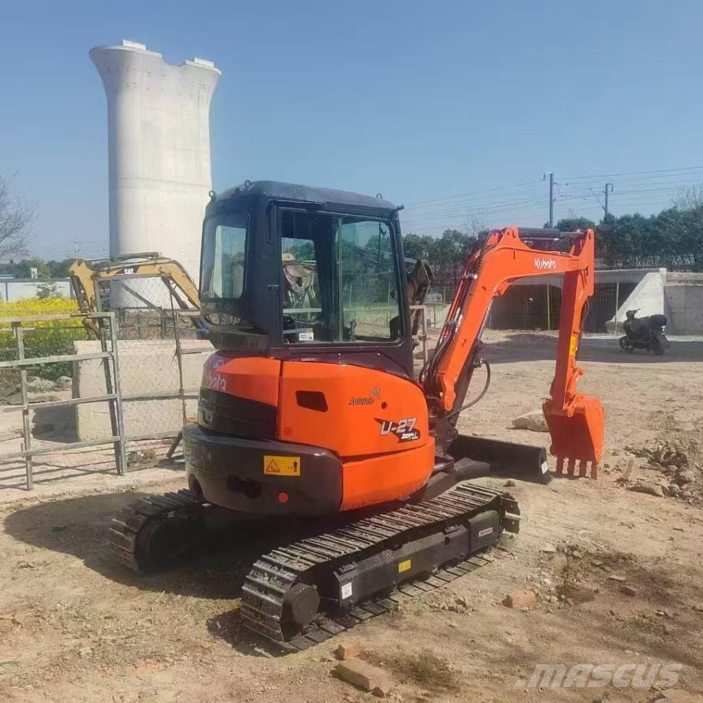 Kubota U 27 Mini ekskavatörler, 7 tona dek