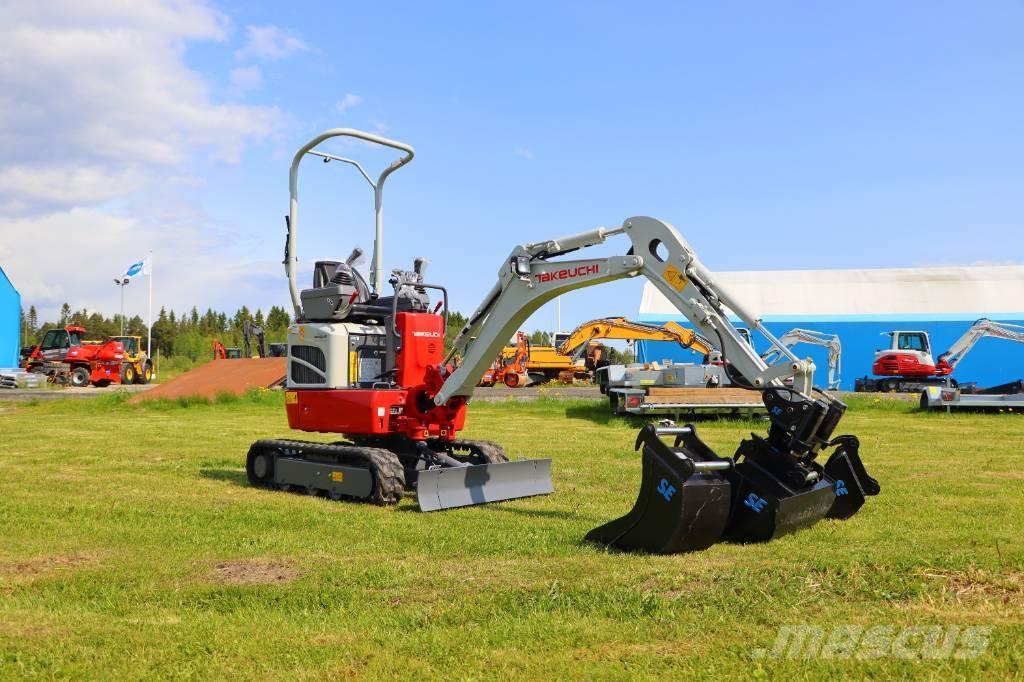 Takeuchi TB210R Mini ekskavatörler, 7 tona dek