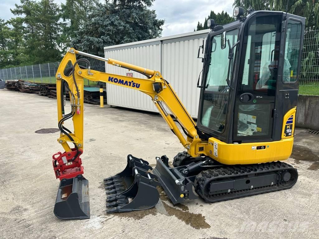 Komatsu PC 16 R-3HS Mini ekskavatörler, 7 tona dek