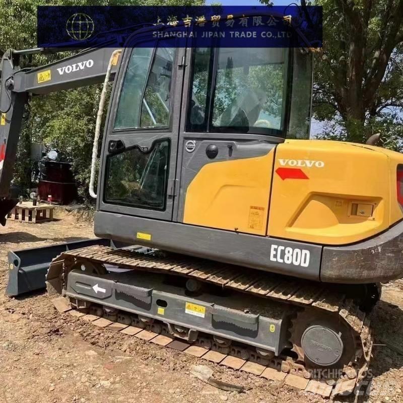 Volvo EC 80D Mini ekskavatörler, 7 tona dek