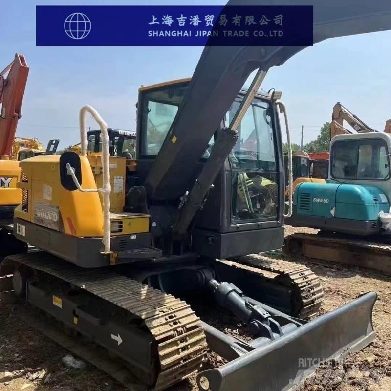 Volvo EC 80D Mini ekskavatörler, 7 tona dek