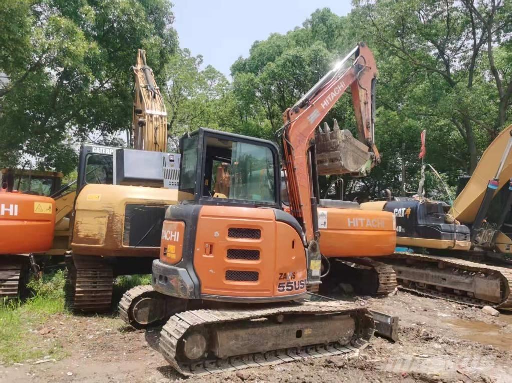 Hitachi zx55usr Mini ekskavatörler, 7 tona dek