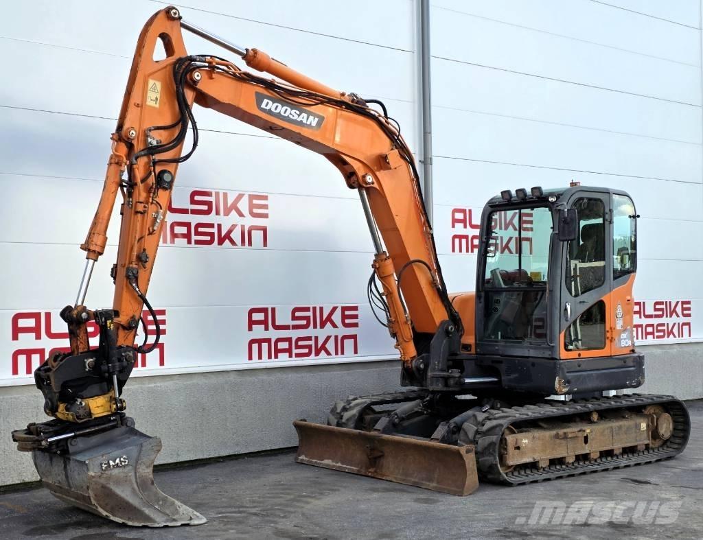 Doosan DX 80 R Midi ekskavatörler 7 - 12 t