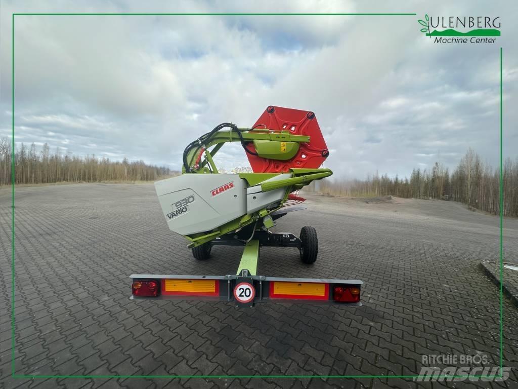 CLAAS Vario 930 Biçerdöver kafaları
