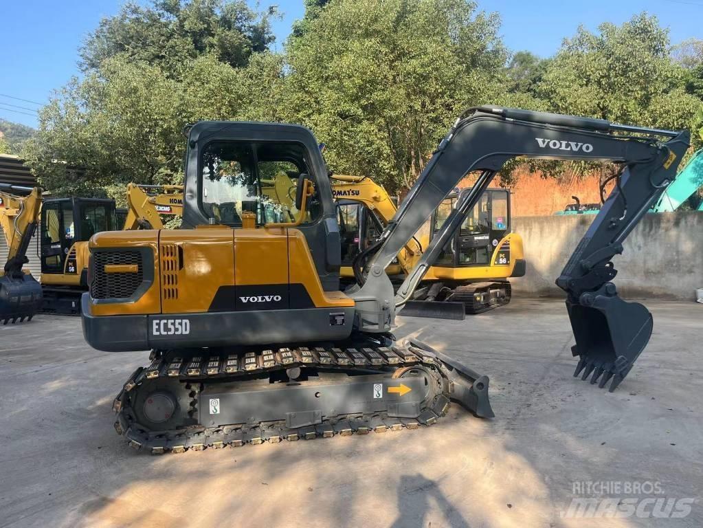 Volvo EC 55D Mini ekskavatörler, 7 tona dek