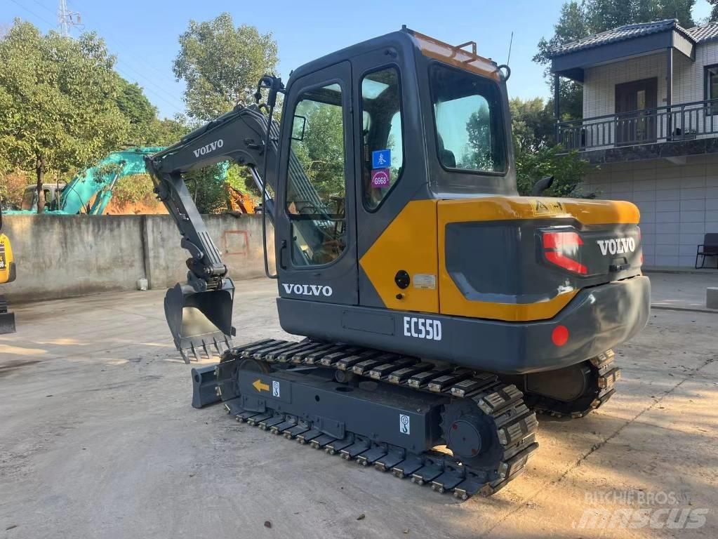 Volvo EC 55D Mini ekskavatörler, 7 tona dek