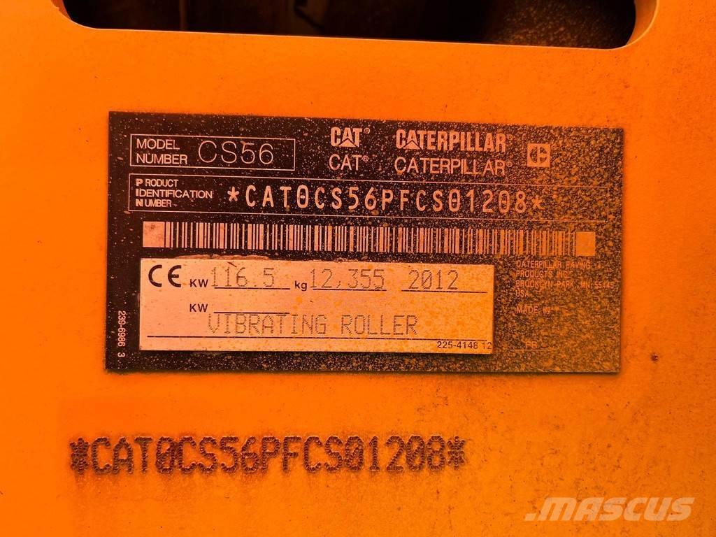CAT CS 56 AC Tek tamburlu silindirler