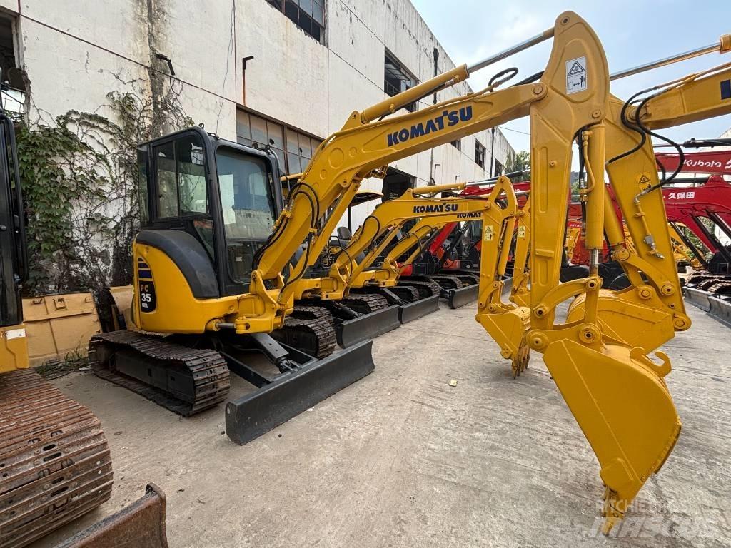Komatsu PC35MR Mini ekskavatörler, 7 tona dek