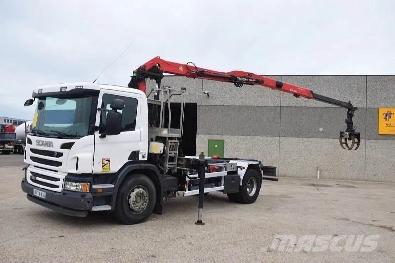 Scania P280 Düz Platformlu Oto Çekiciler/vinçli kamyonlar