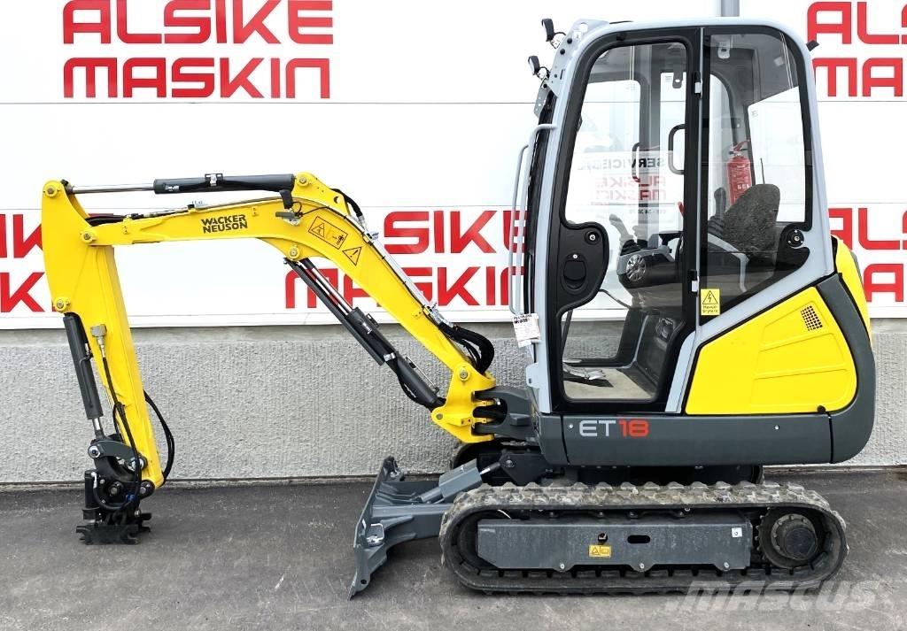 Wacker Neuson ET 18 Mini ekskavatörler, 7 tona dek