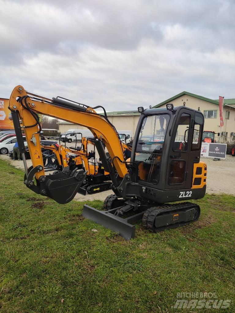 Hytec ZL 22 Mini ekskavatörler, 7 tona dek