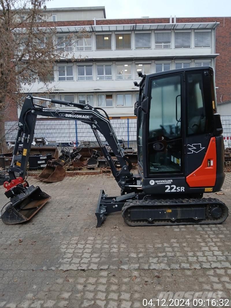 Eurocomach 22SR Mini ekskavatörler, 7 tona dek