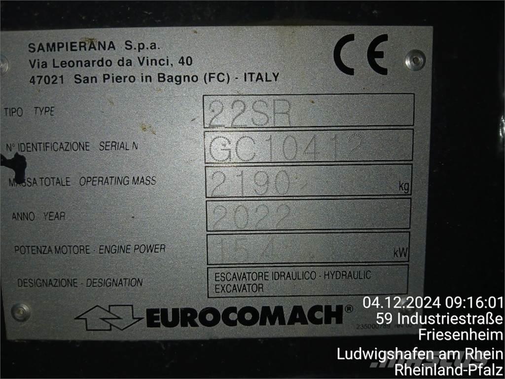 Eurocomach 22SR Mini ekskavatörler, 7 tona dek