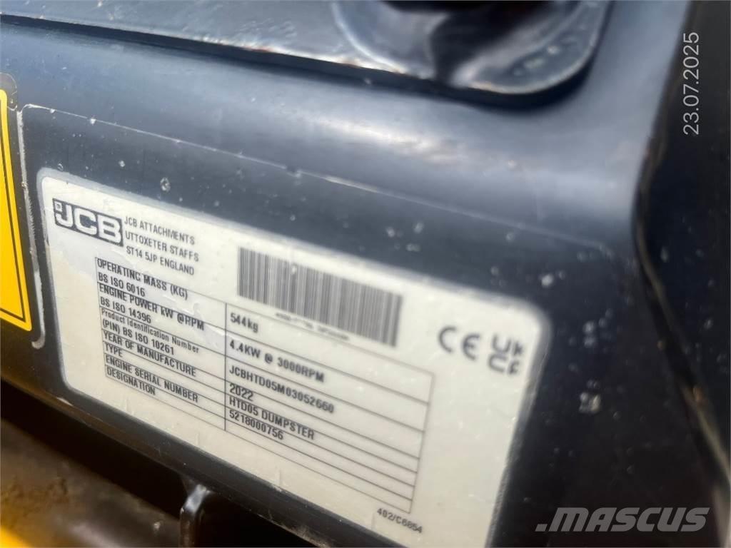 JCB HTD5 Belden kirma kamyonlar
