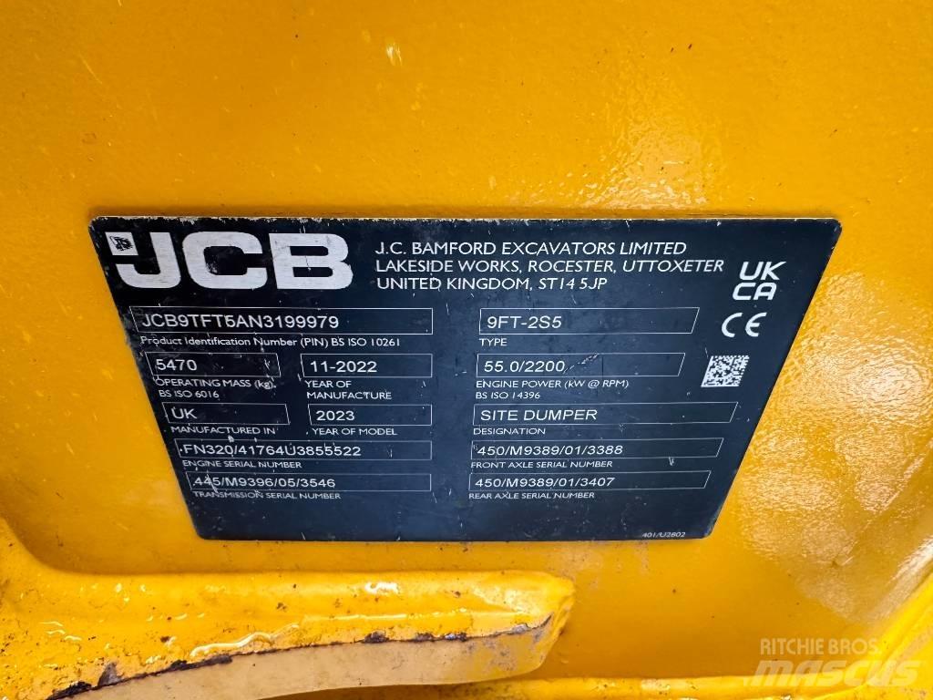 JCB 9 Ton Dumper Belden kirma kamyonlar