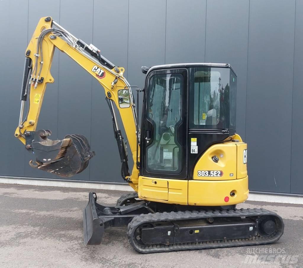 CAT 303.5E2CR Mini ekskavatörler, 7 tona dek
