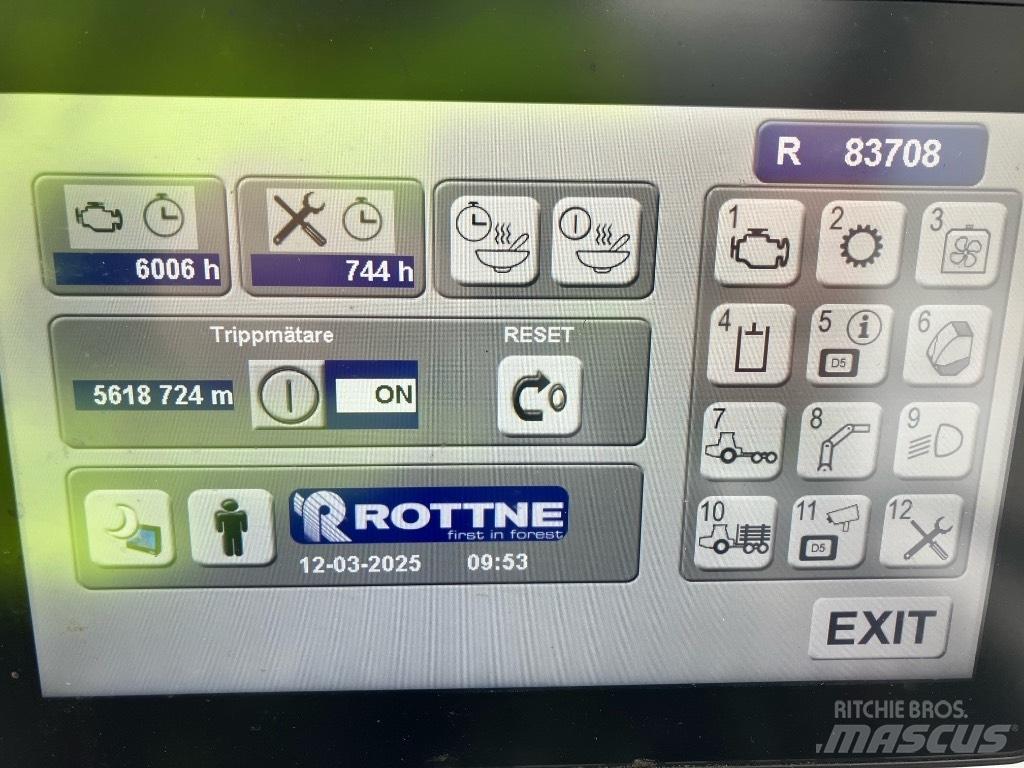 Rottne F13D Tomruk yükleyici traktörler