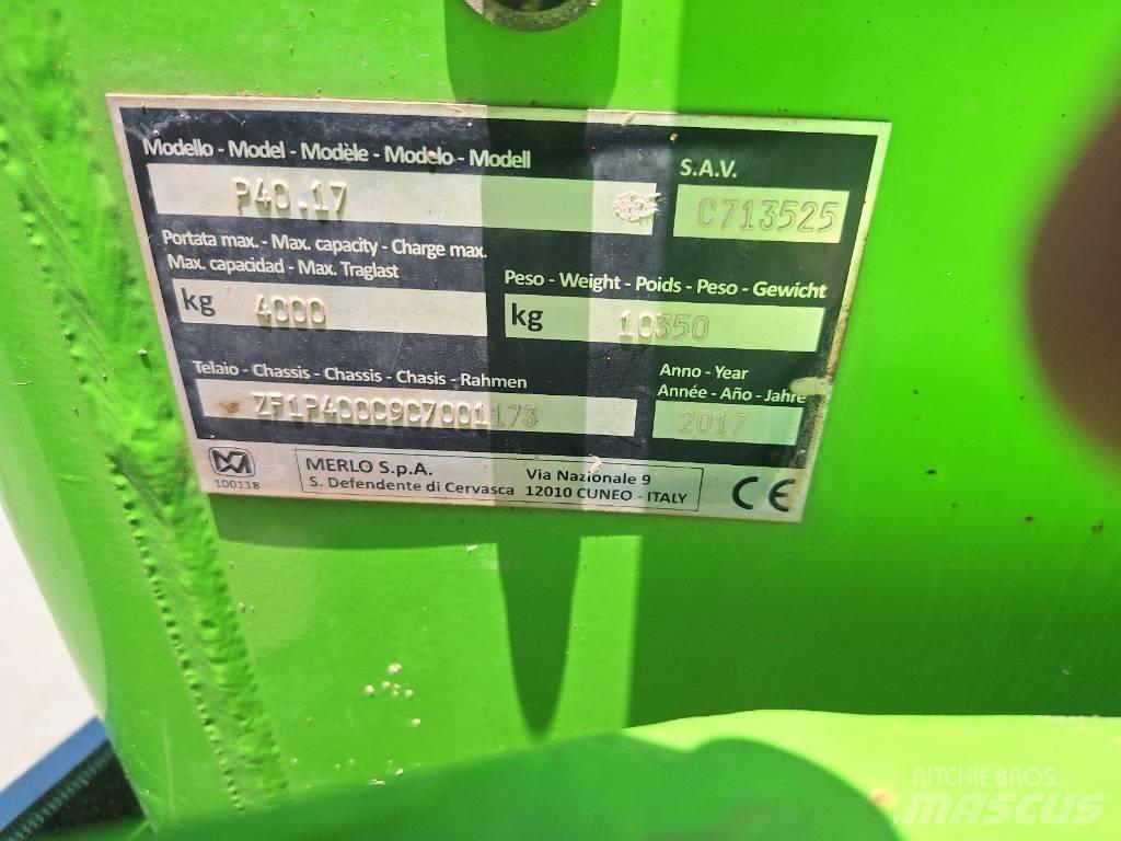 Merlo P 40.17 Teleskopik yükleyiciler